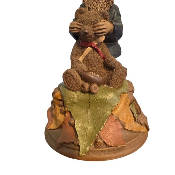 Vintage Tom Clark Guess Who? Gnome Teddy Bear 1988 Numbered 89 Estate Signed 8" - Picture 3 of 6